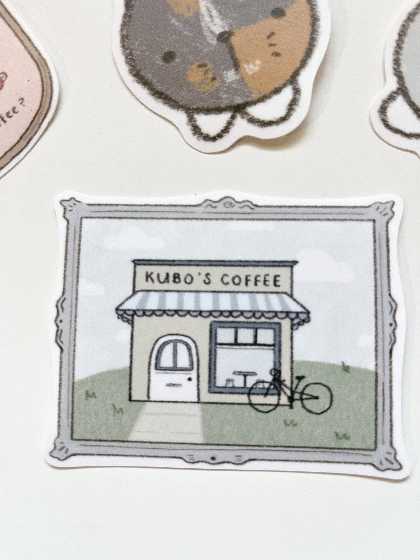 Kuboandlucy x Dana At Havermout | Kubo Koffie Matte Vinyl Sticker