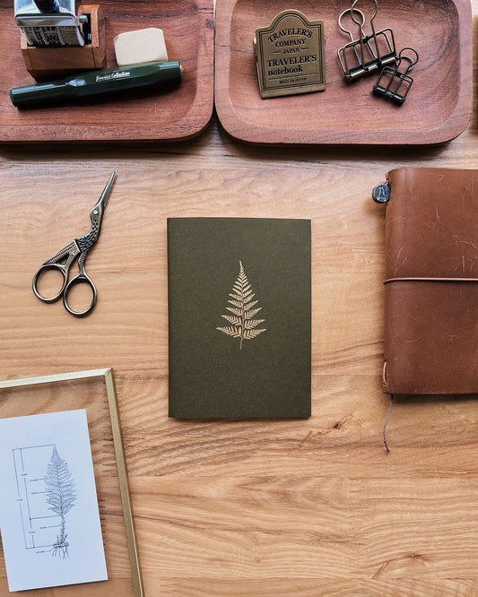 Sarica Studio - Fern notebook - Passport size TN