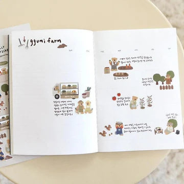 1137 - Ggumi farm - Stickersheet