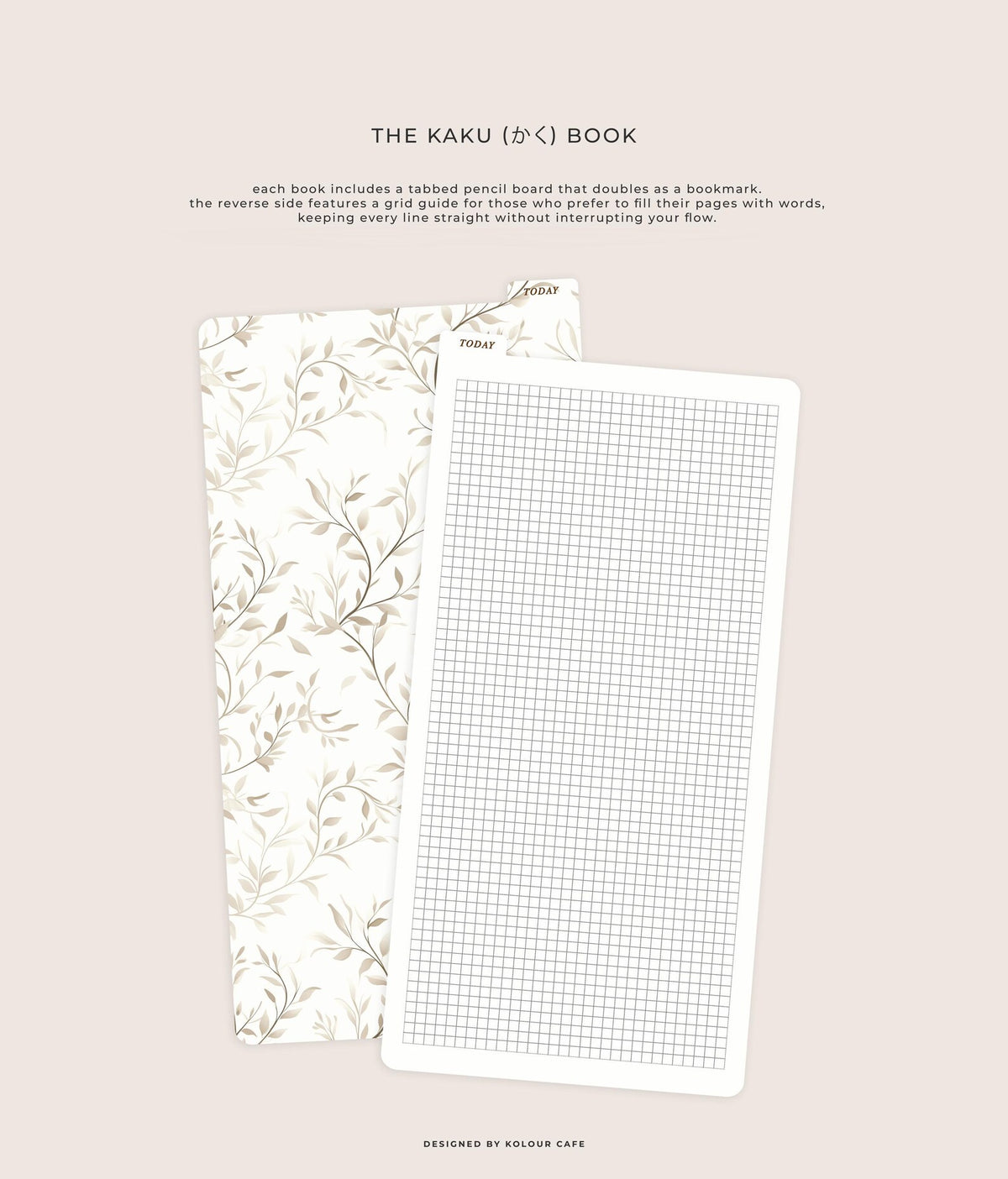Kolourcafe - KAKU notebook - regular size (3 colors)