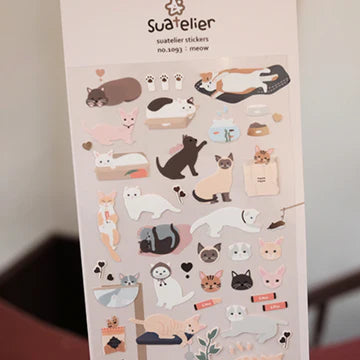 1093 - Meow - Stickersheet