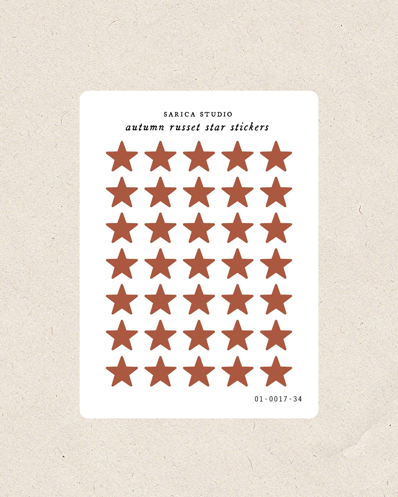 Sarica Studio - Star stickers