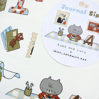 Kubo and Lucy x Idiot Sandwich - My journal Sips V.3 - Stationery - washi tape