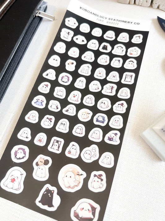 Kubo and Lucy - Tiny Ghost - Sticker sheet
