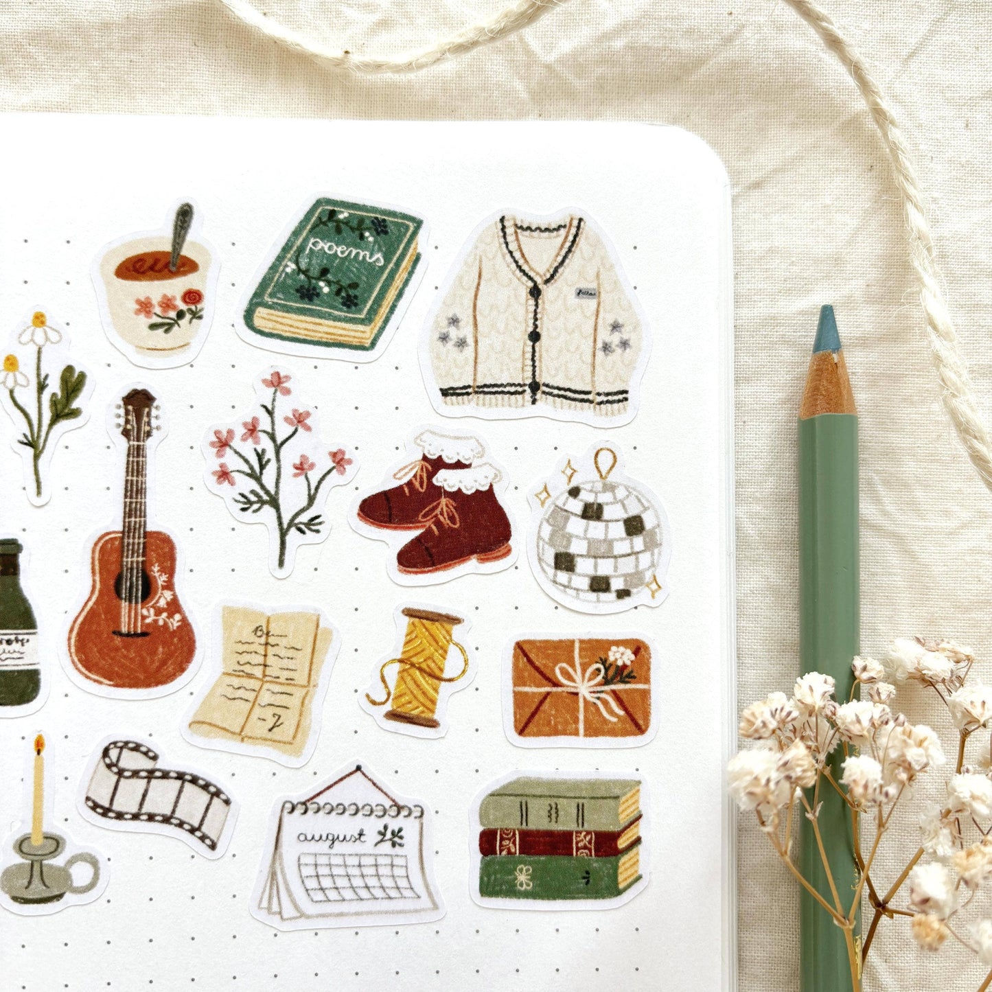 Folklore - Stickervel | Decor voor indie-folkmuziek