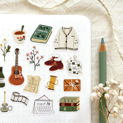 Folklore - Stickervel | Decor voor indie-folkmuziek
