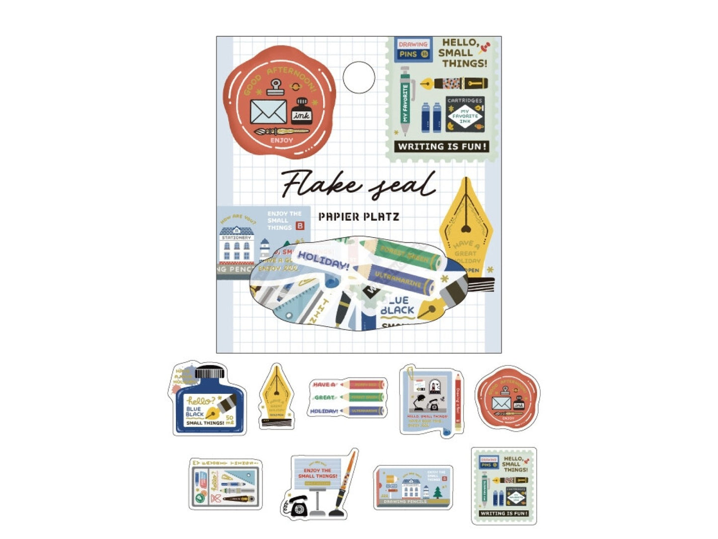 Eric Small things - Sticker Flakes - Writing Utensils