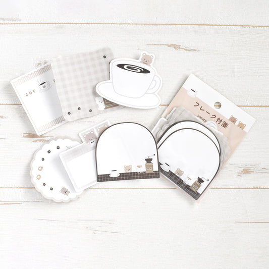 Papier Platz - Flake sticky notes - Bear coffee