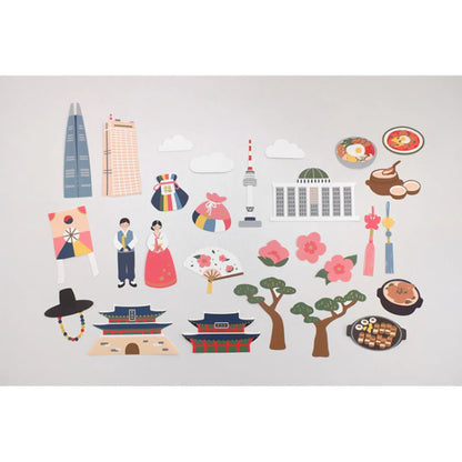1526 - welcome to Korea - Stickers travel