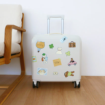1527 - cat's happy trip - Stickers travel