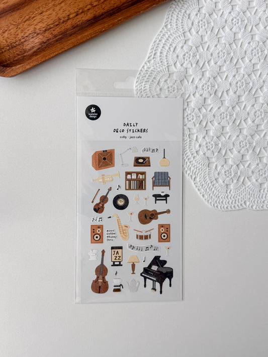 1189 - jazz café - stickersheet