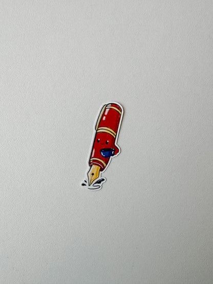 Journal Blend - Diecut - Fountainpen DPS red