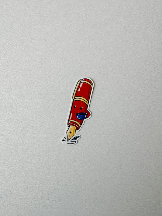 Journal Blend - Diecut - Fountainpen DPS red