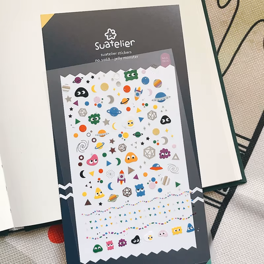 1068 - Jelly Monster - Stickersheet