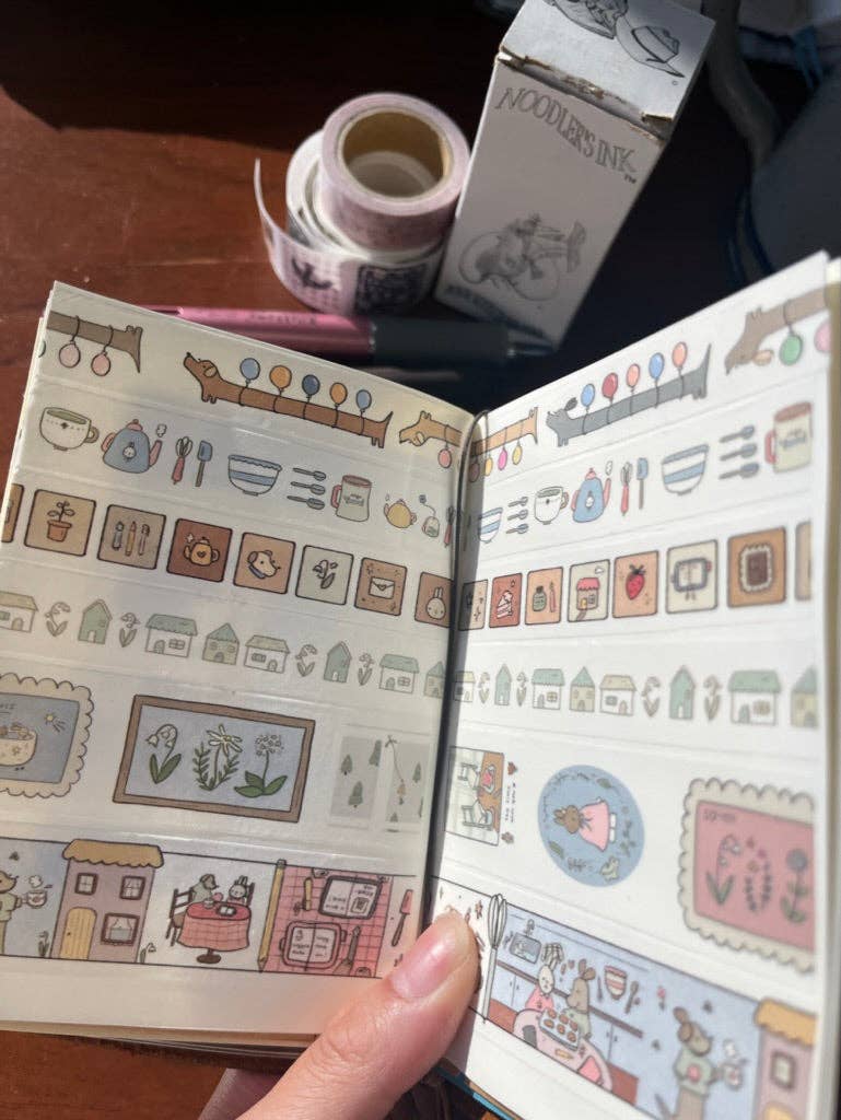 Dana ate oatmeal - Patchwork washi-tape