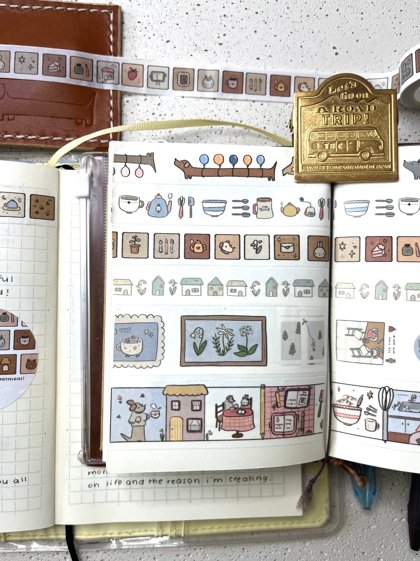 Dana ate oatmeal - Patchwork washi-tape