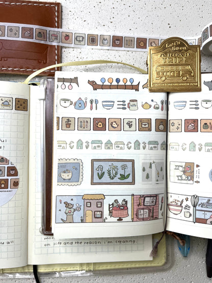 Dana ate oatmeal - Patchwork washi-tape