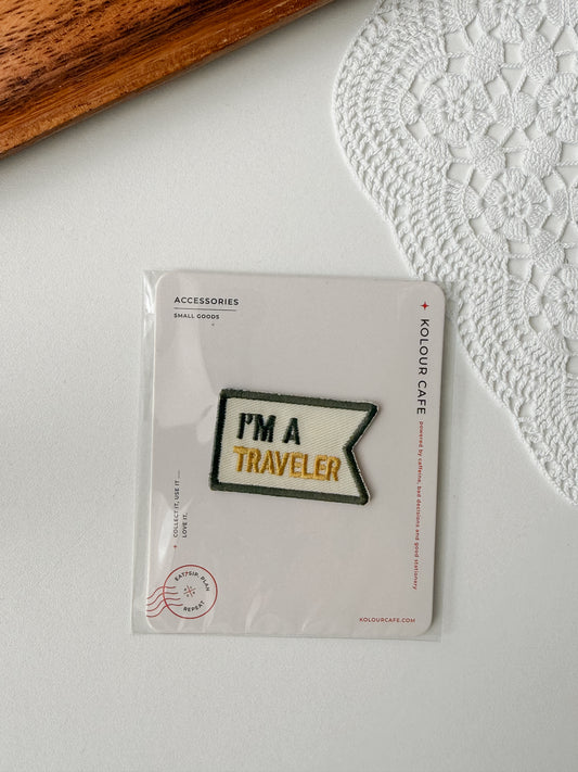 Kolour Cafe - Patch - I’m a Traveler