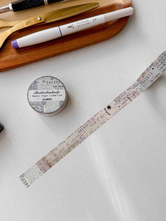 Albumlovehandmade - washi tape - ALW 802