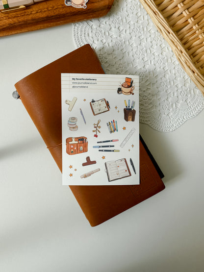 Journal Blend - Stickersheet - My Favorite stationery