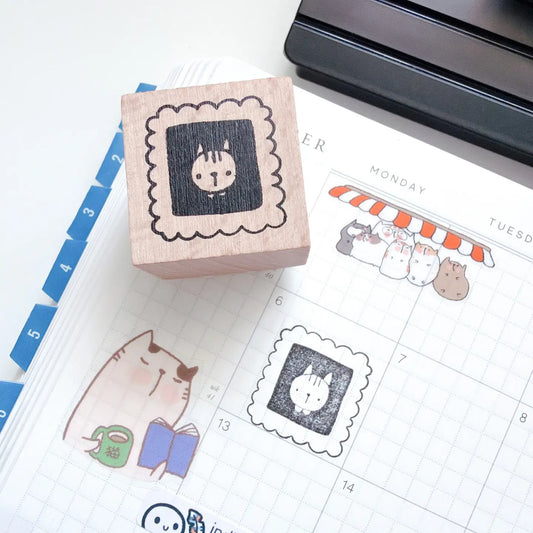 Kubo and Lucy x Dana ate Oatmeal - Kubo and Lucy - Rubber stamp