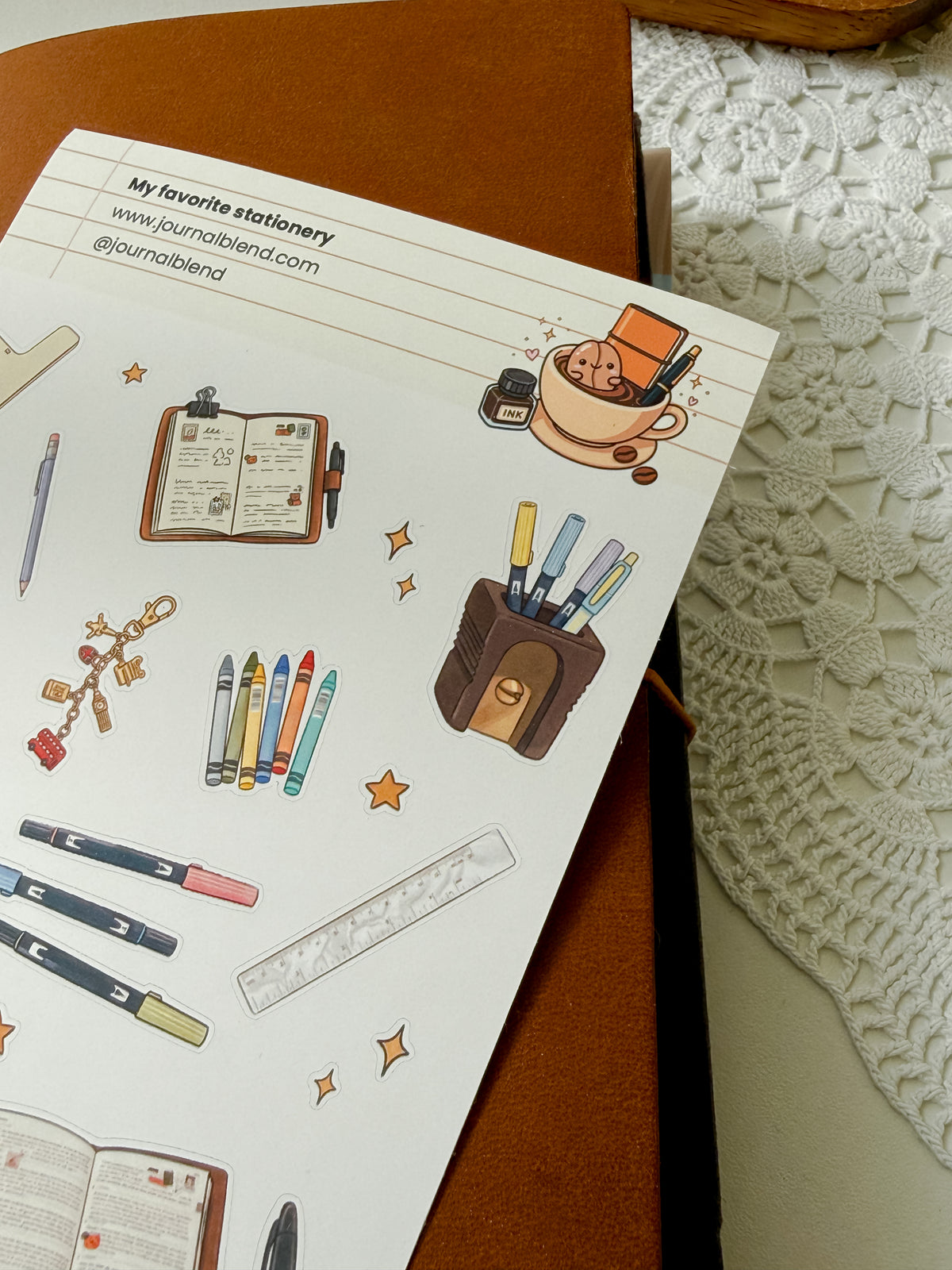 Journal Blend - Stickersheet - My Favorite stationery