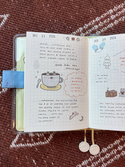 Dana ate oatmeal - washi stickersheet - Bunny