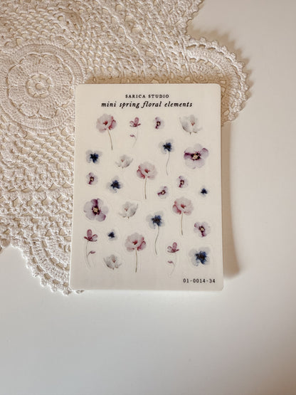 Sarica Studio - Mini spring floral elements