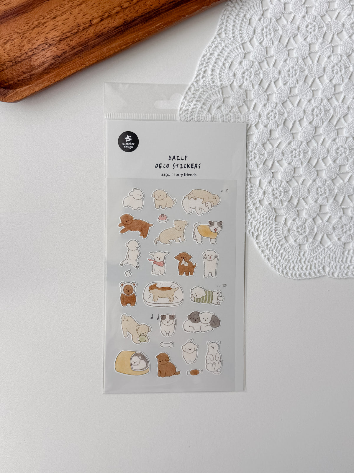 1191 - furry friends - stickersheet