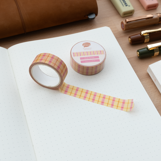 Grumpy Nook - Washi tape - Lemonade Tartan