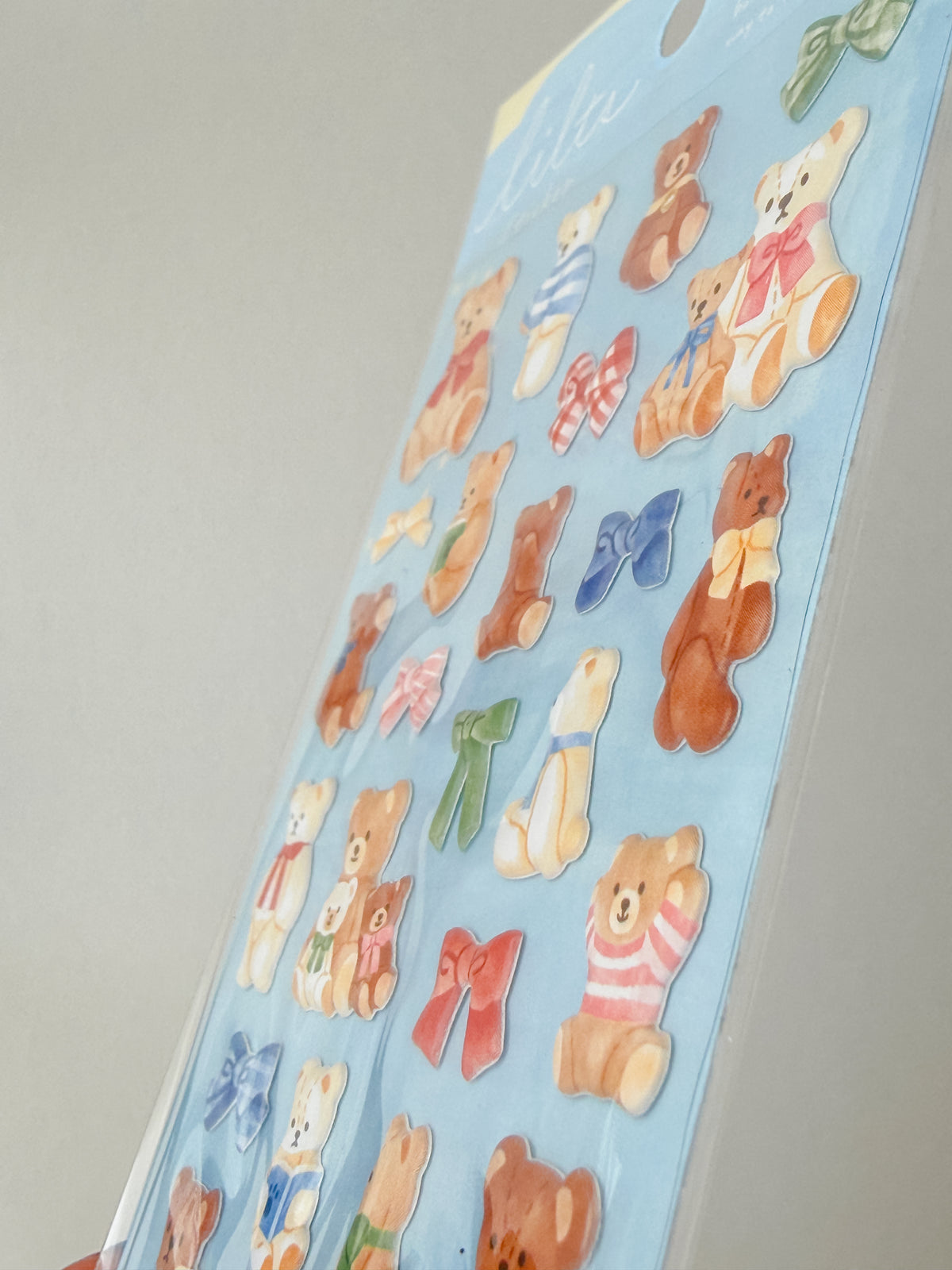 82808 - Mind Wave - sticker sheet - puffy - bears