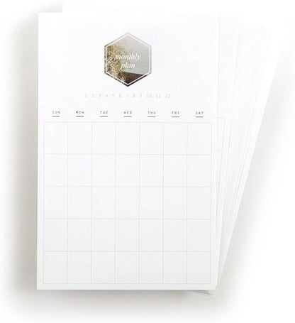 1040 - Monthly plan abstract - Stickerpaper