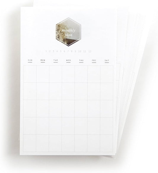 1040 - Monthly plan abstract - Stickerpaper
