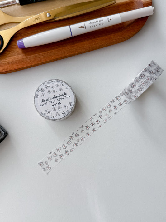 Albumlovehandmade - washi tape - ALW 715 flowers