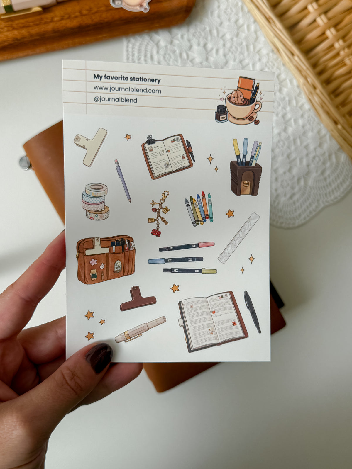 Journal Blend - Stickersheet - My Favorite stationery