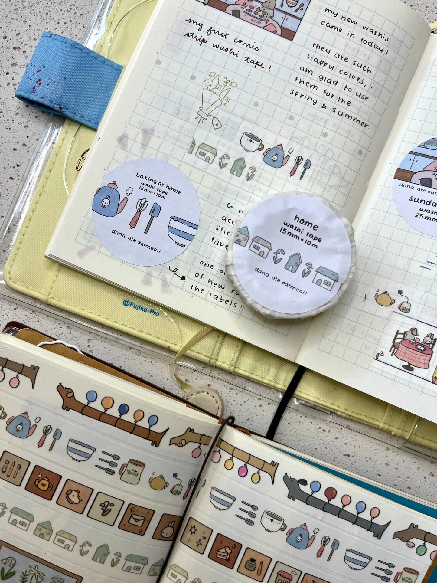 Dana ate oatmeal - Home - washi tape