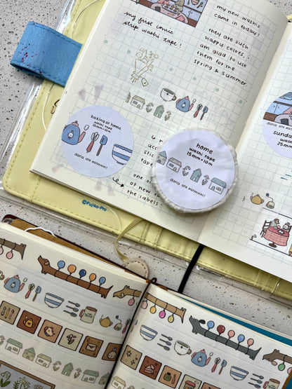 Dana ate oatmeal - Home - washi tape