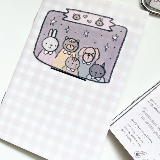 Kubo and Lucy - Sticker release book - Friends - A6 size