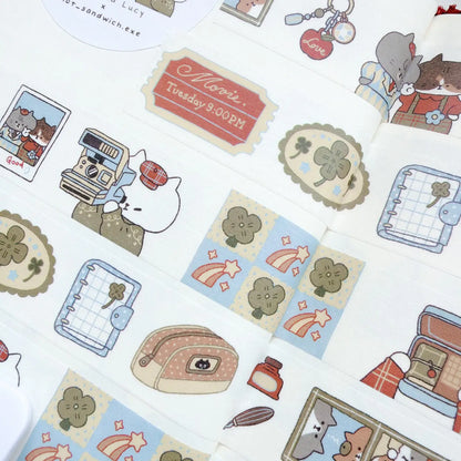 Kubo and Lucy x Idiot Sandwich - My journal Sips V.2 - polaroid - washi tape