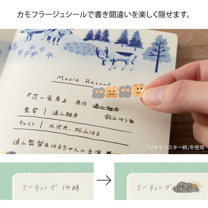Midori - Yuru Log Sticker - Camouflage Forest