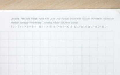 Stalogy - 365 days notebook - A6 size - black