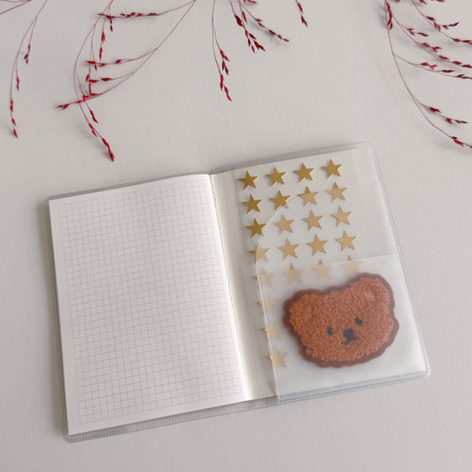 Passport size clear cover