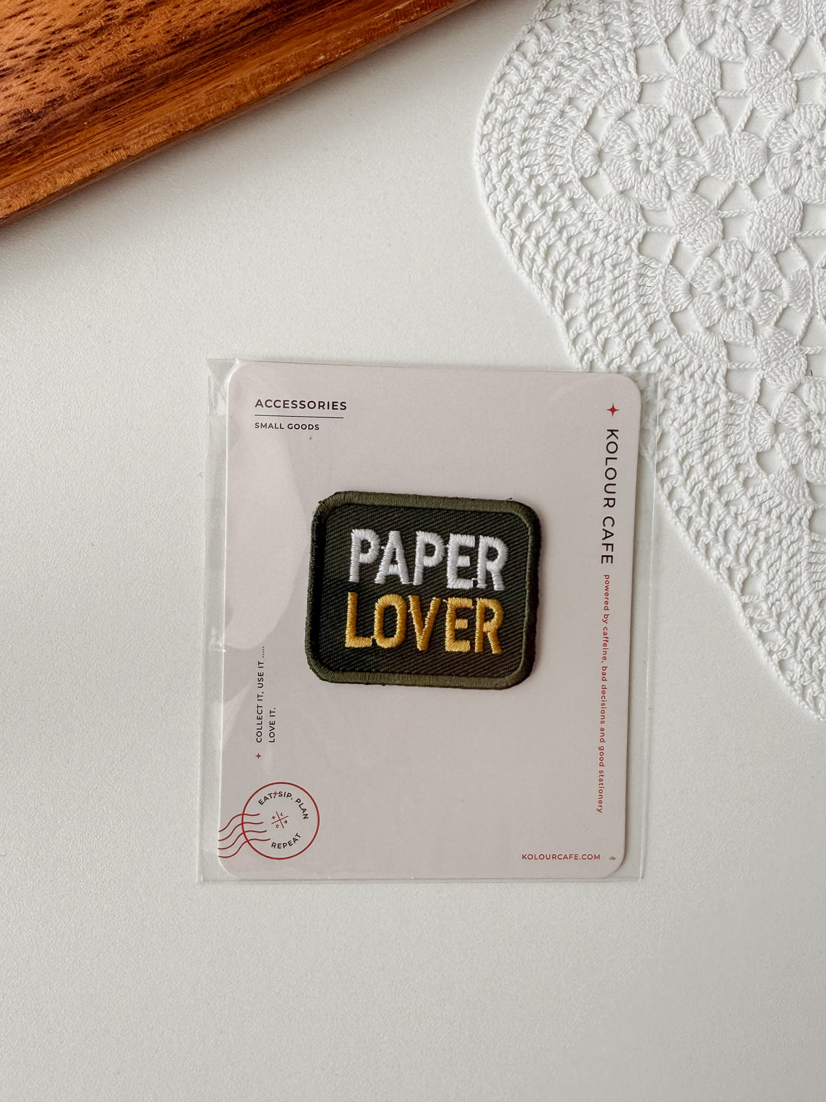 Kolour Cafe - Patch - Paper lover