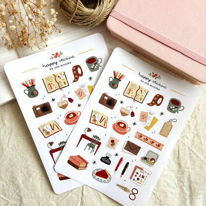 Gezellig Journaling - Stickervel | Essentieel voor Journaling