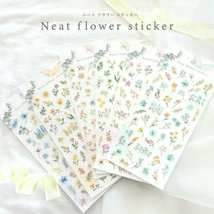 Mind Wave -  Neat Flower Stickers (6 designs)
