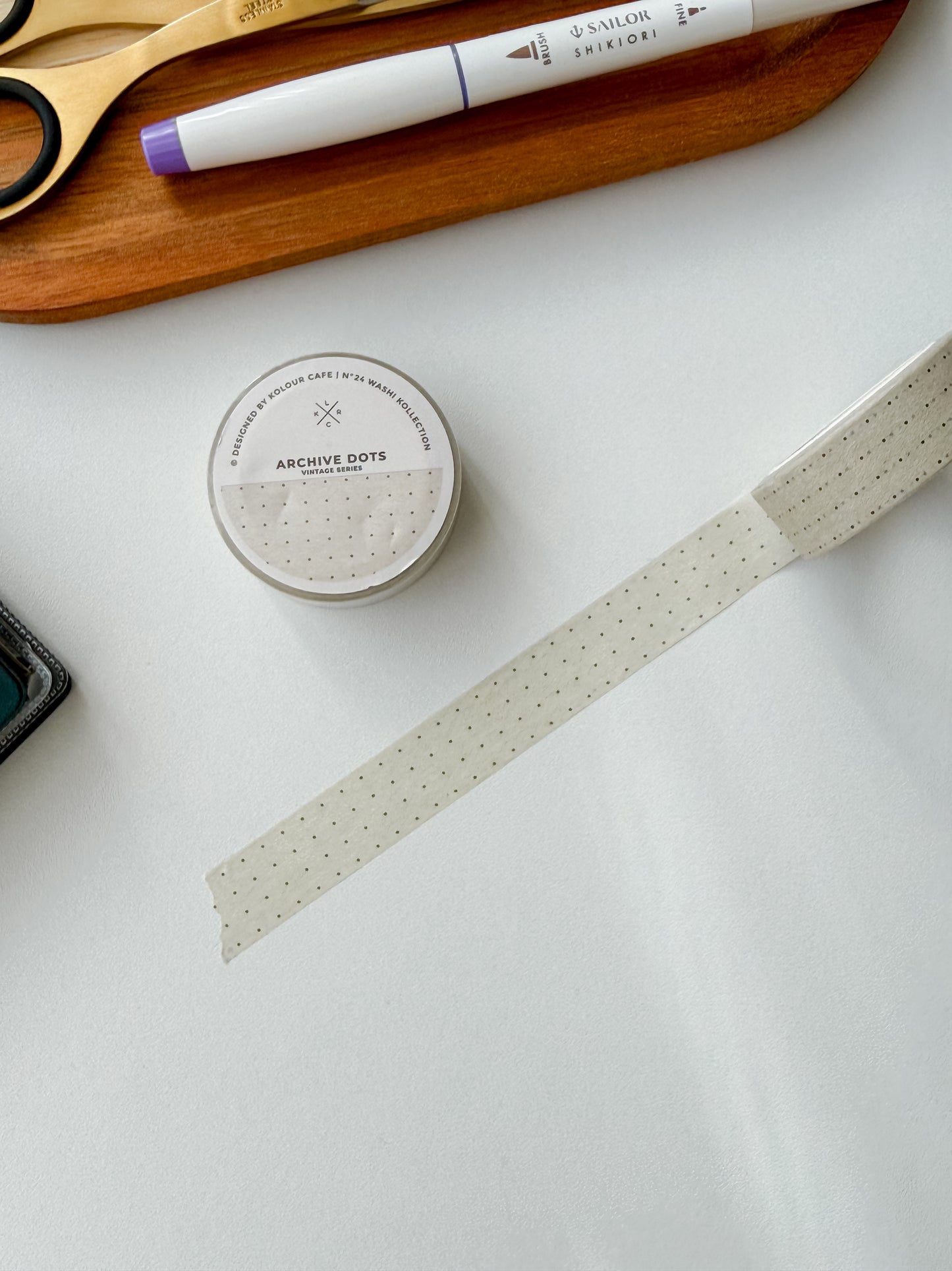 Kolour Cafe - Washi tape - Archive dots