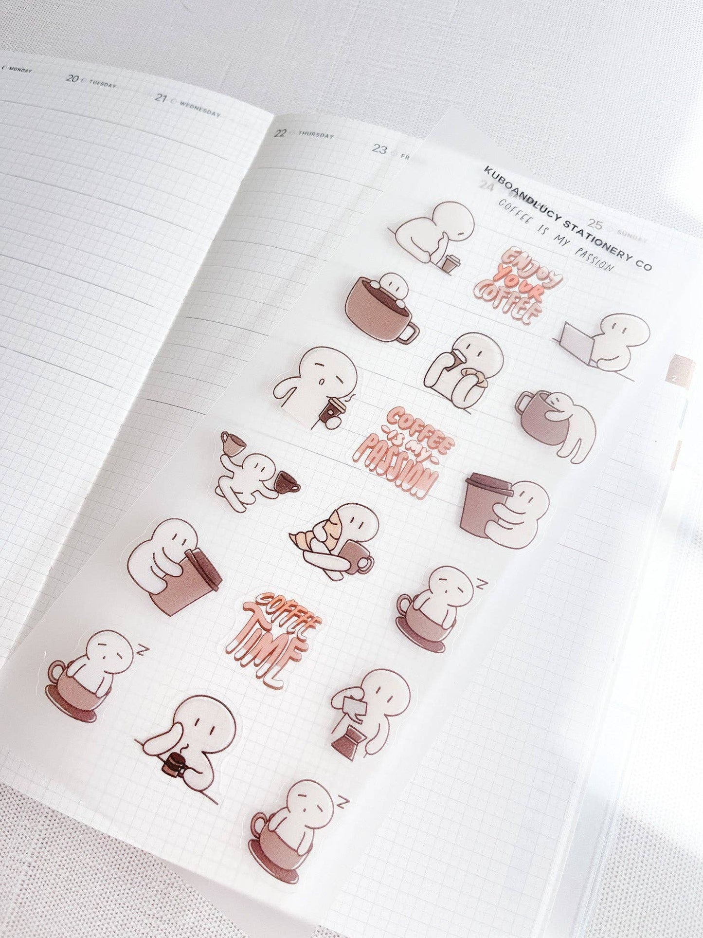 Kuboandlucy - Stickervel koffie is mijn passie