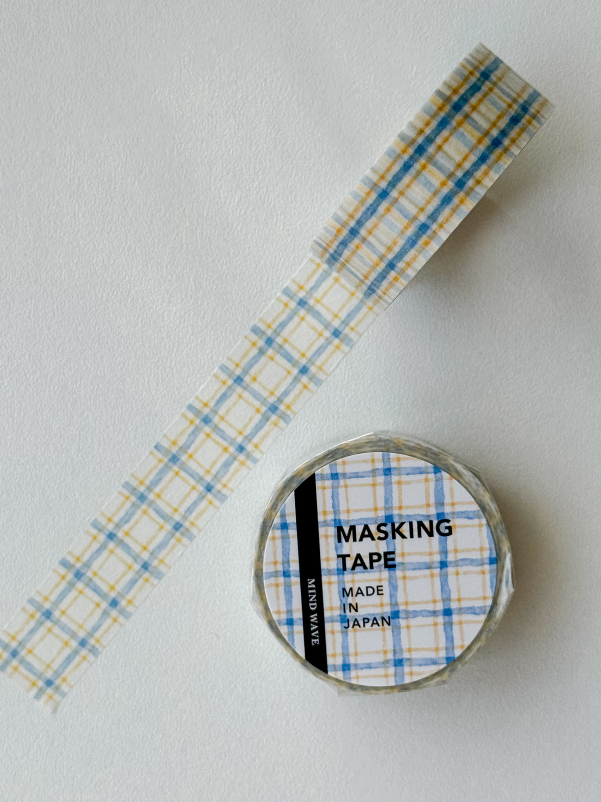 95392 - Mind Wave Washi Tape – blue yellow grid