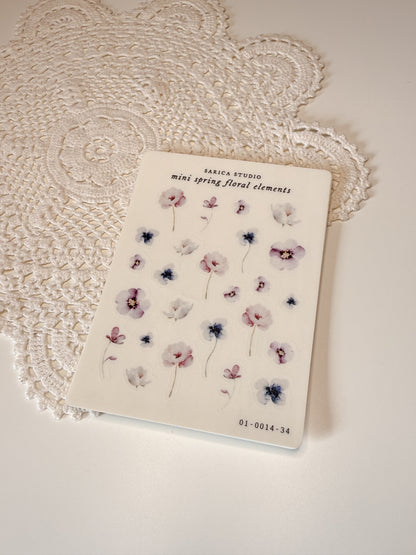 Sarica Studio - Mini spring floral elements