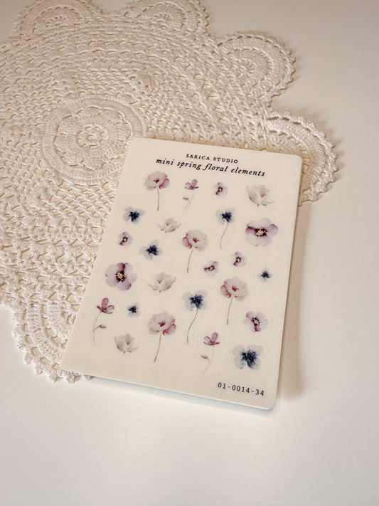 Sarica Studio - Mini spring floral elements